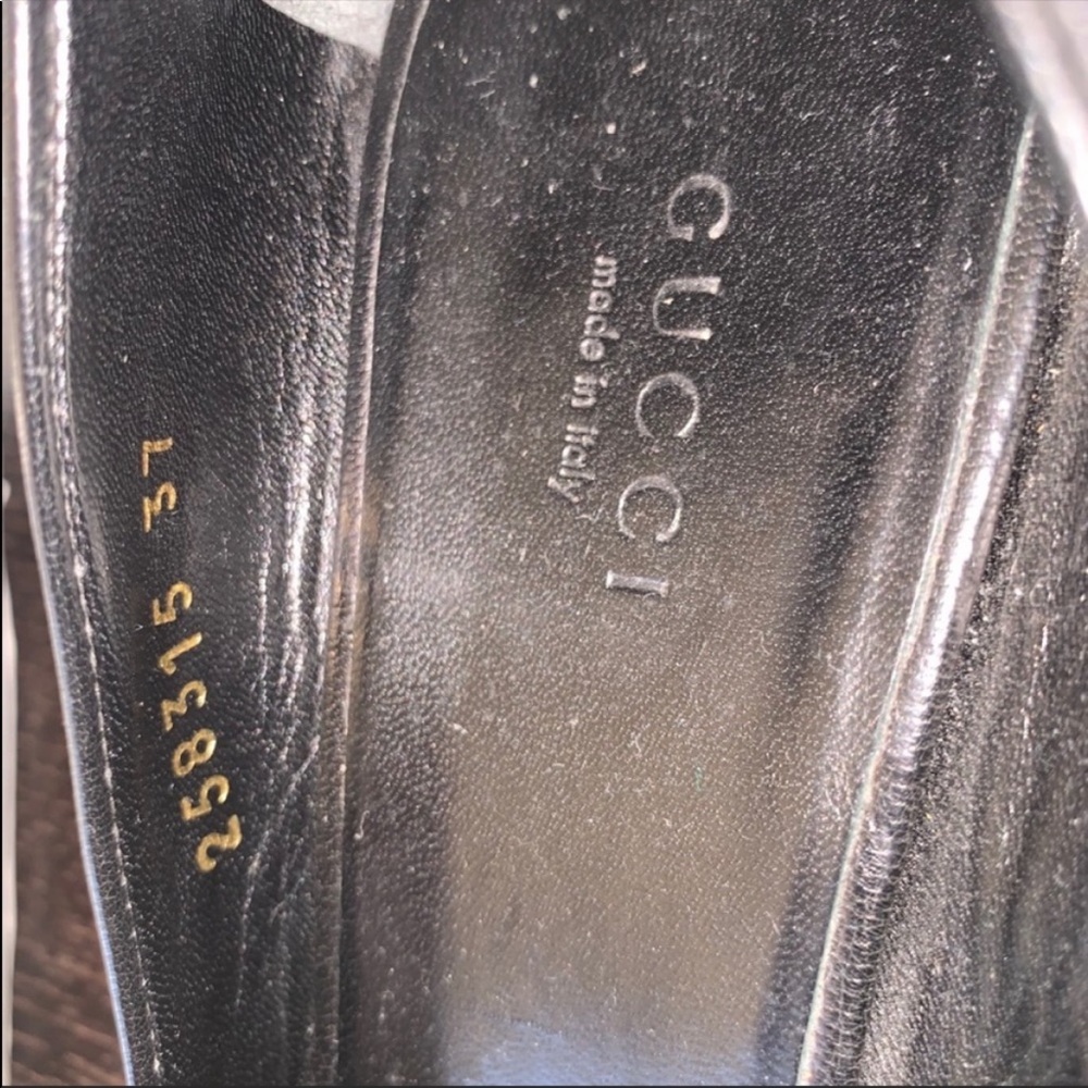 RARE💕 GUCCI MARMONT Black Leather. - Picture 6 of 9